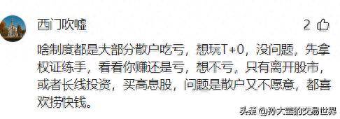T1交易规则让散户在疯狂地追涨中赌博