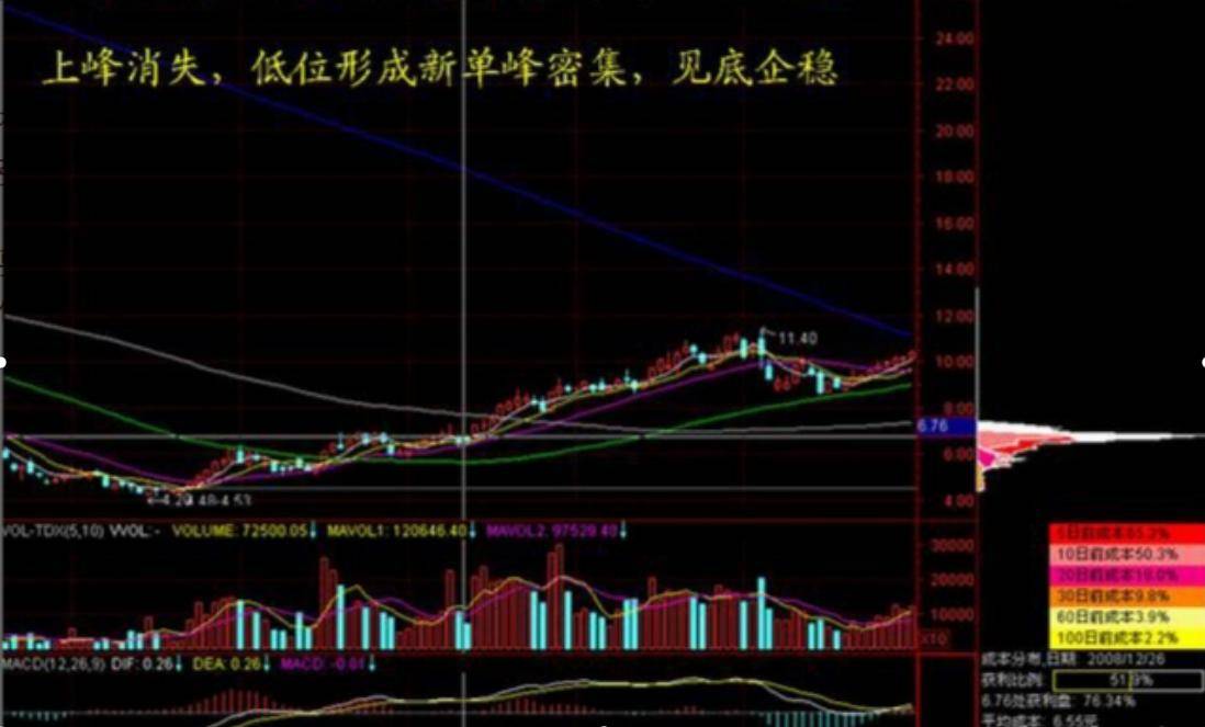 0基础也能学的筹码峰跟庄把股市当提款机庄的小动作一目了然