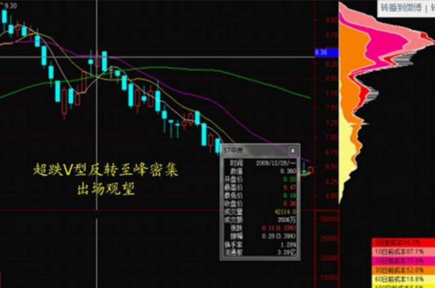 0基础也能学的筹码峰跟庄把股市当提款机庄的小动作一目了然