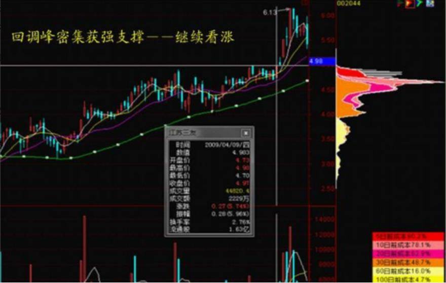 0基础也能学的筹码峰跟庄把股市当提款机庄的小动作一目了然