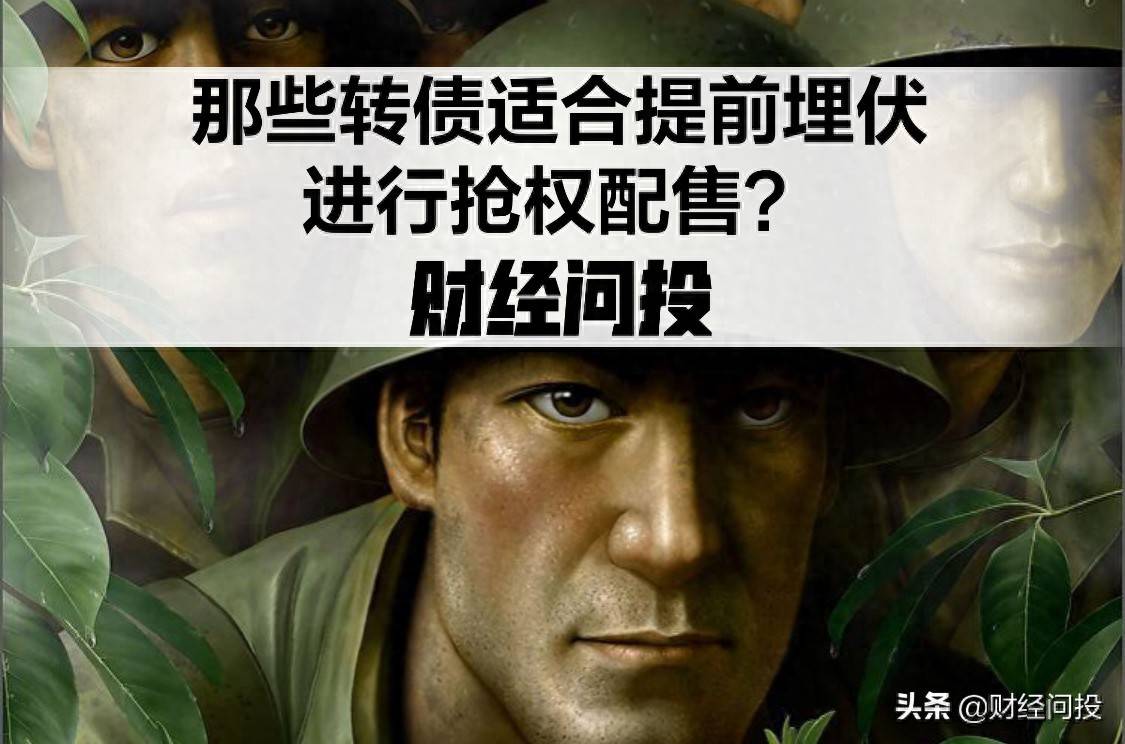 哪些可转债适合提前埋伏进行抢权配售?
