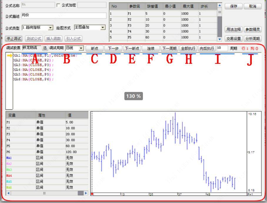 股票公式设计说明文档88
