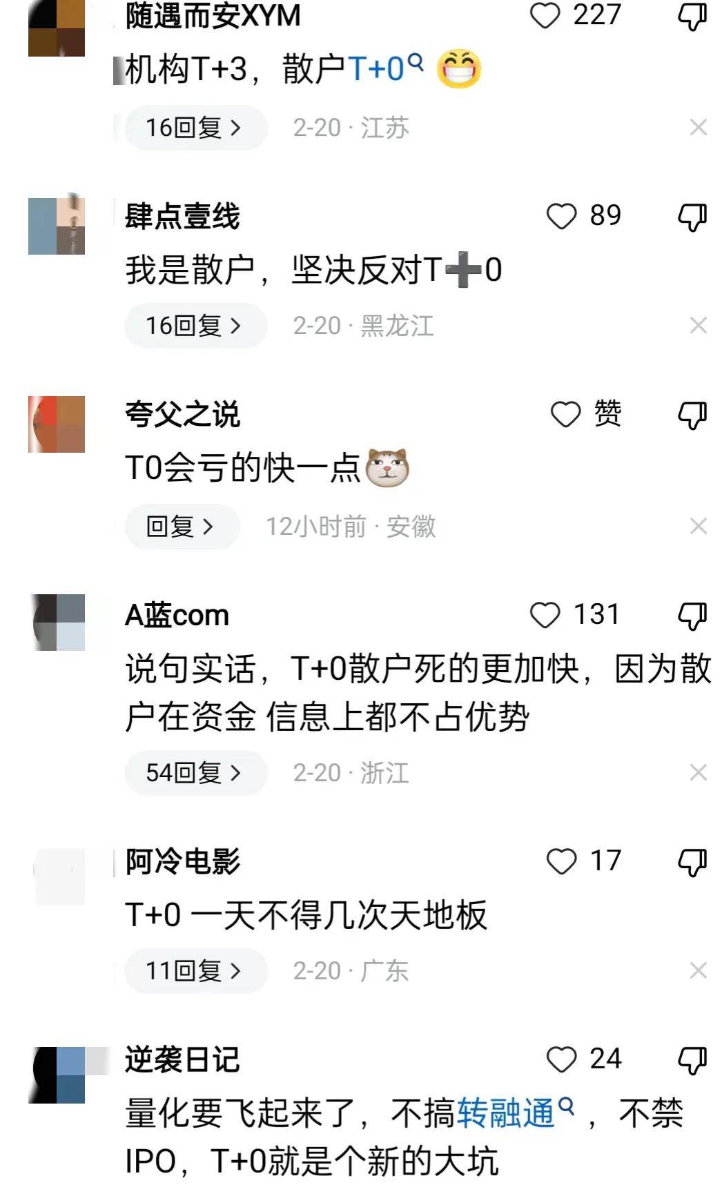 金融学教授再提t0对于大多数散户就算t0实施了该亏还是亏