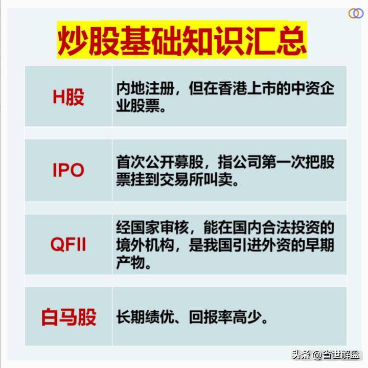 大A散户必修课专业术语汇总秒懂主力机构的话术