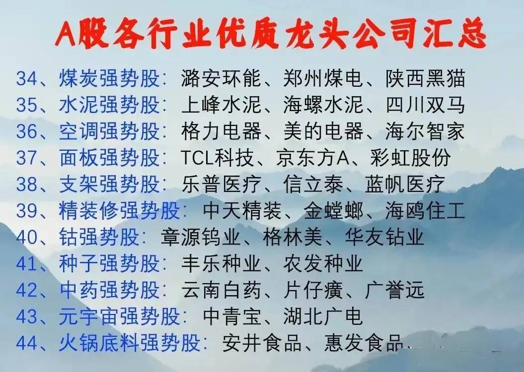 炒股就要炒龙头清晨5点我起床花费了4个小时精心整理出了