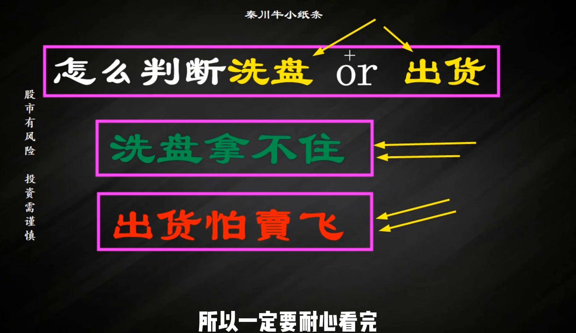 如何判断庄家是在洗盘还是出货？