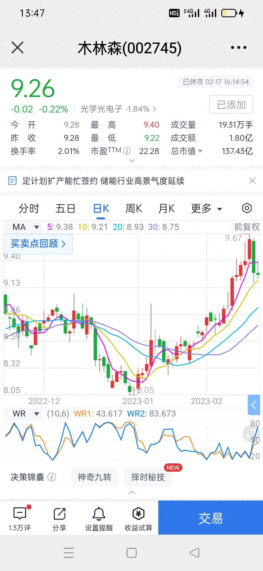 股市成功盈利的关键是以小博大。