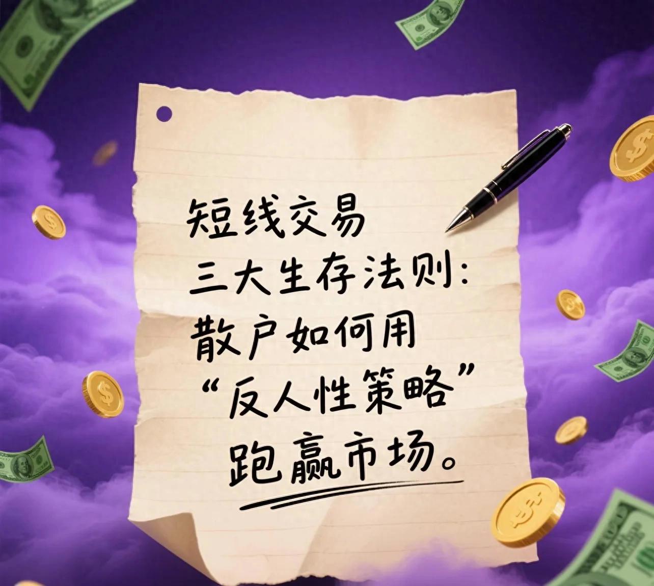 短线交易三大生存法则散户如何用反人性策略跑赢市场