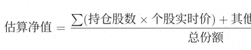基金的当天估值是怎么计算的？