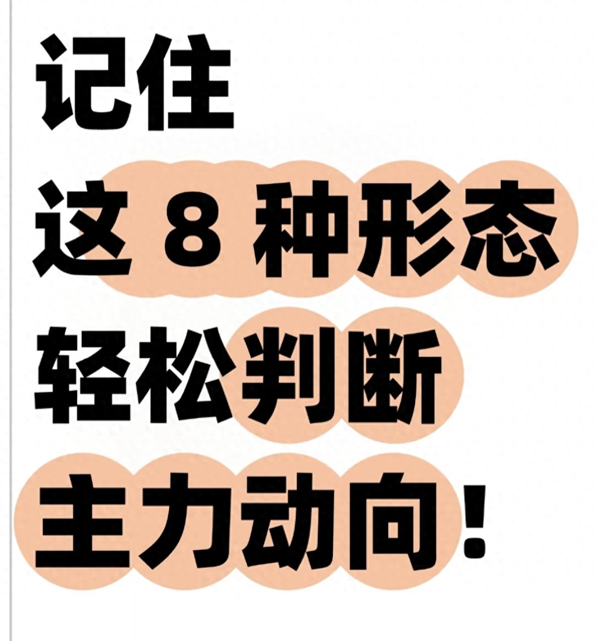 掌握8种形态判断主力动向更轻松