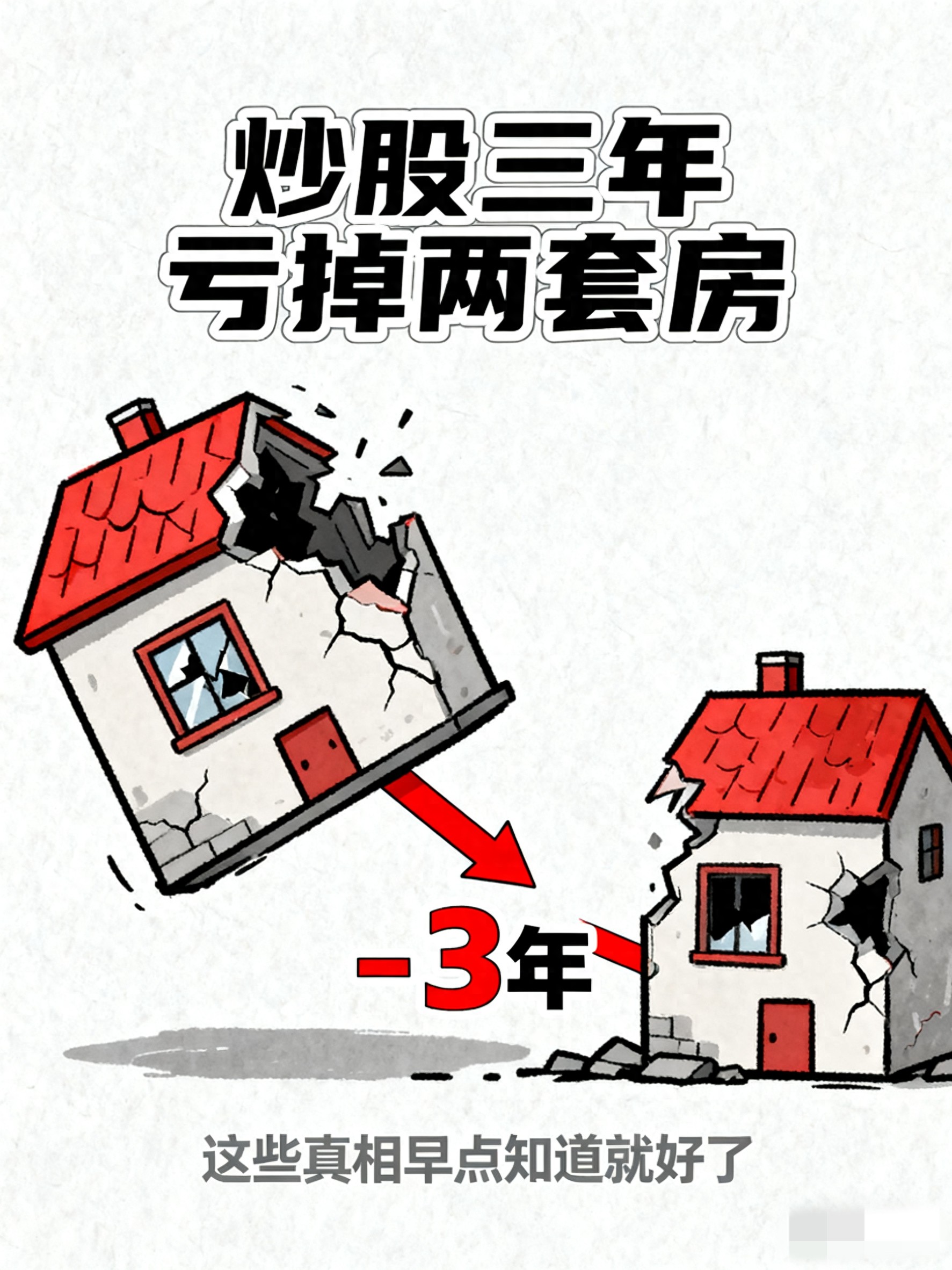 炒股三年亏掉两套房这些真相早点知道就好了！
