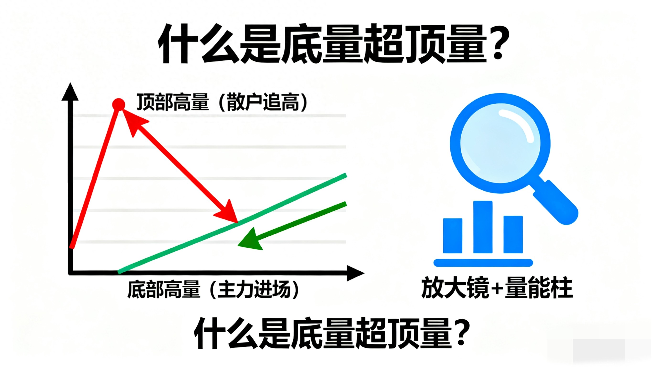 股价跌到位的信号藏在哪？看成交量！底量超顶量一出主力已进场