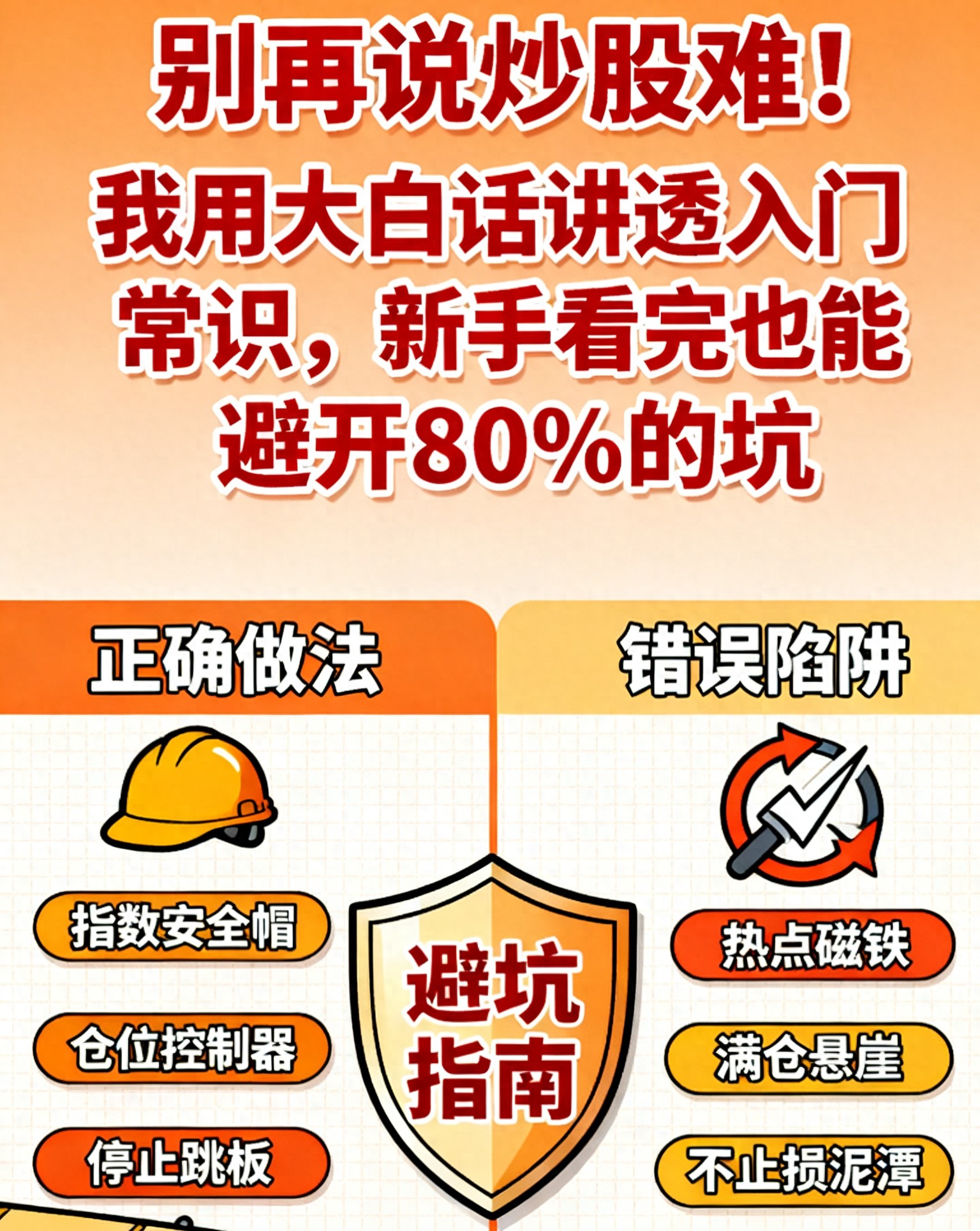 别再说炒股难！我用大白话讲透入门常识新手看完能避开80的坑