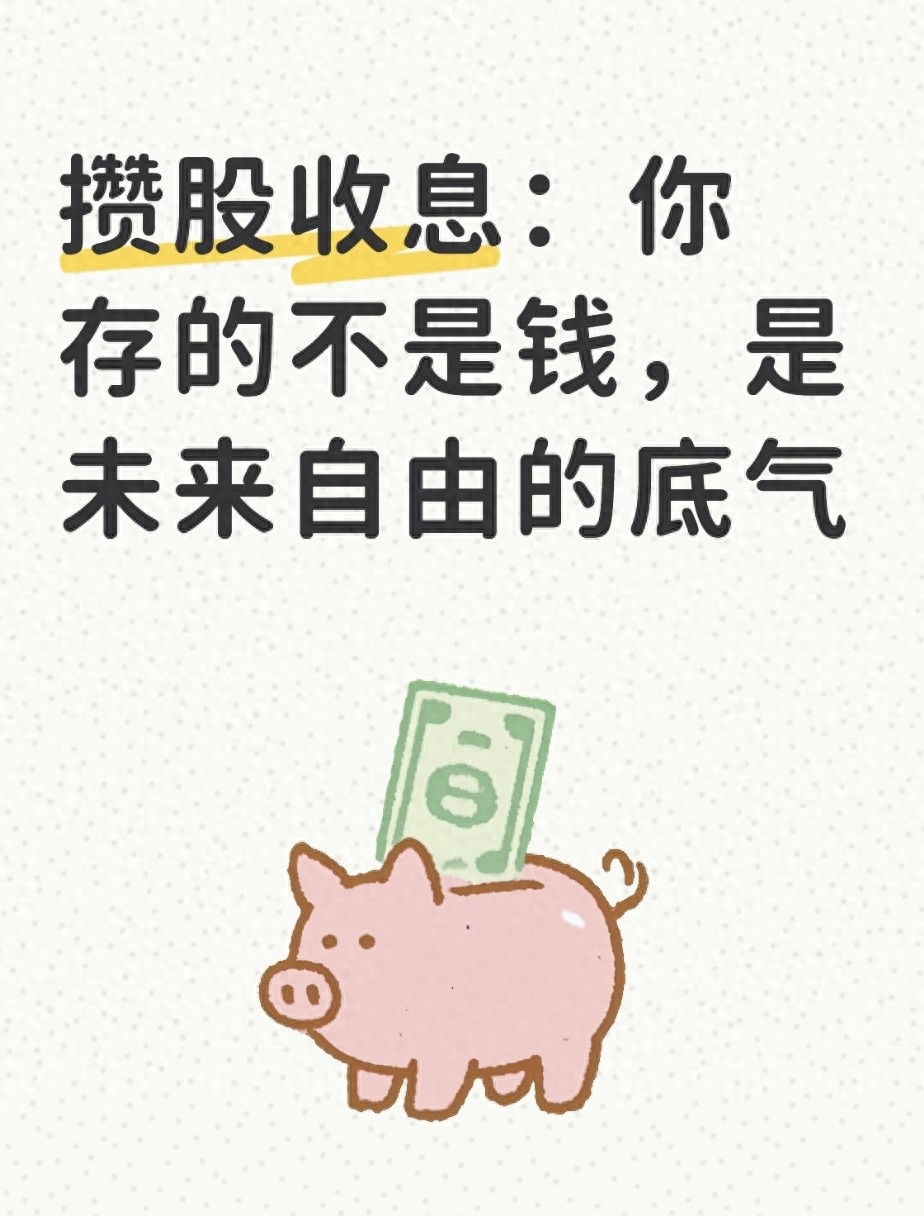 攒股收息你存的不是钱是未来自由的底气