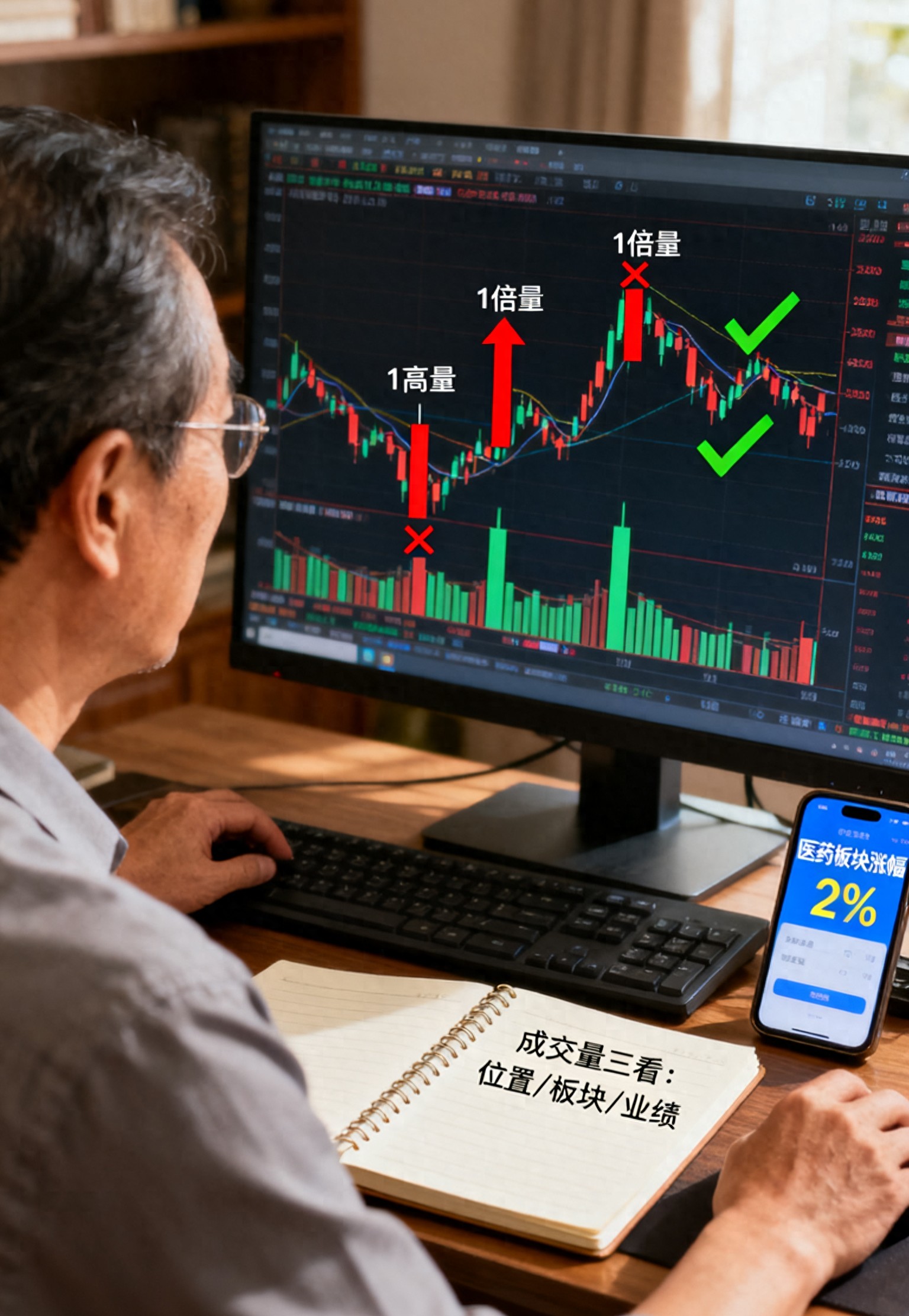 别再被成交量骗了！6种核心形态的密码老股民靠这招避开3次坑