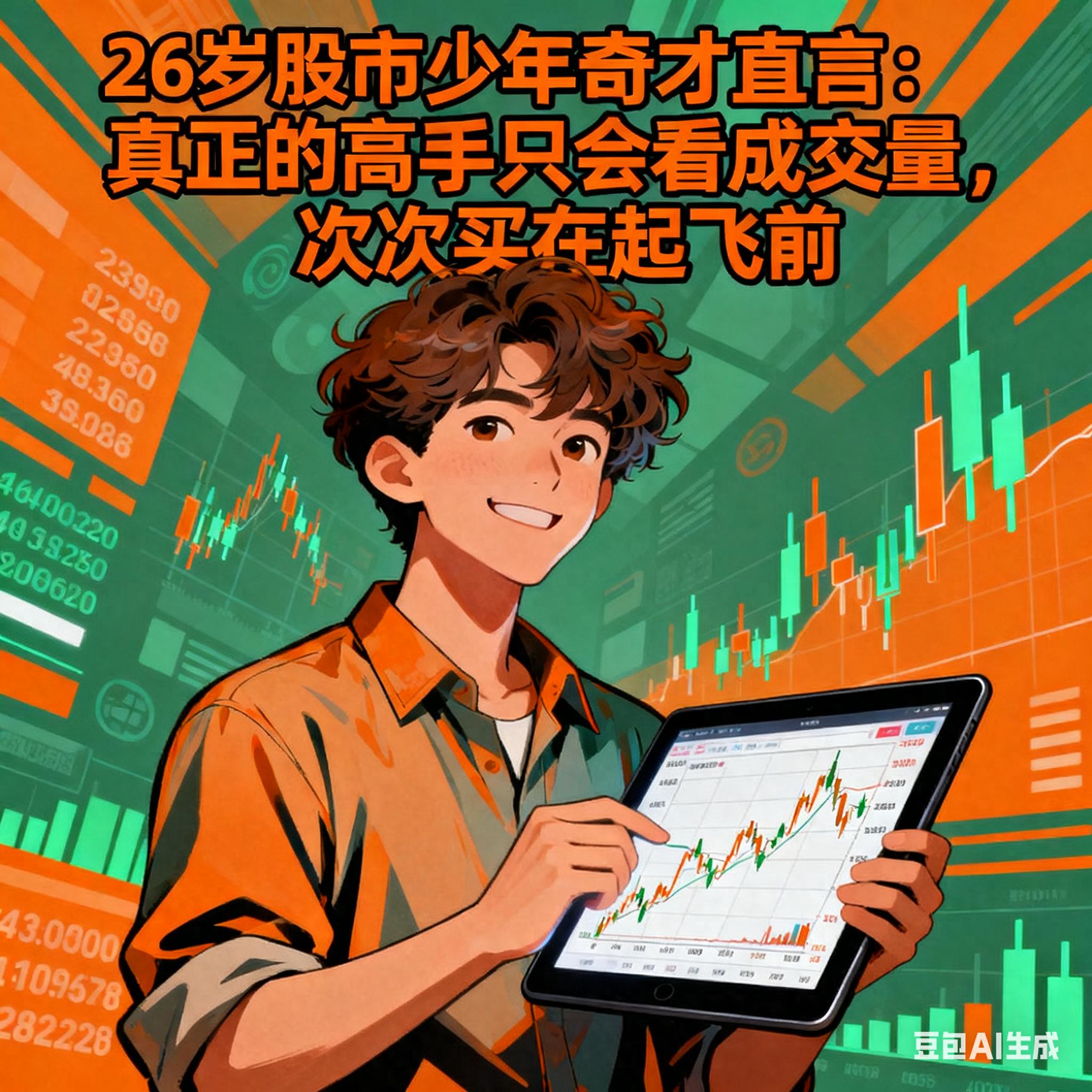 26岁股市少年奇才直言真正的高手只会看成交量次次买在起飞前