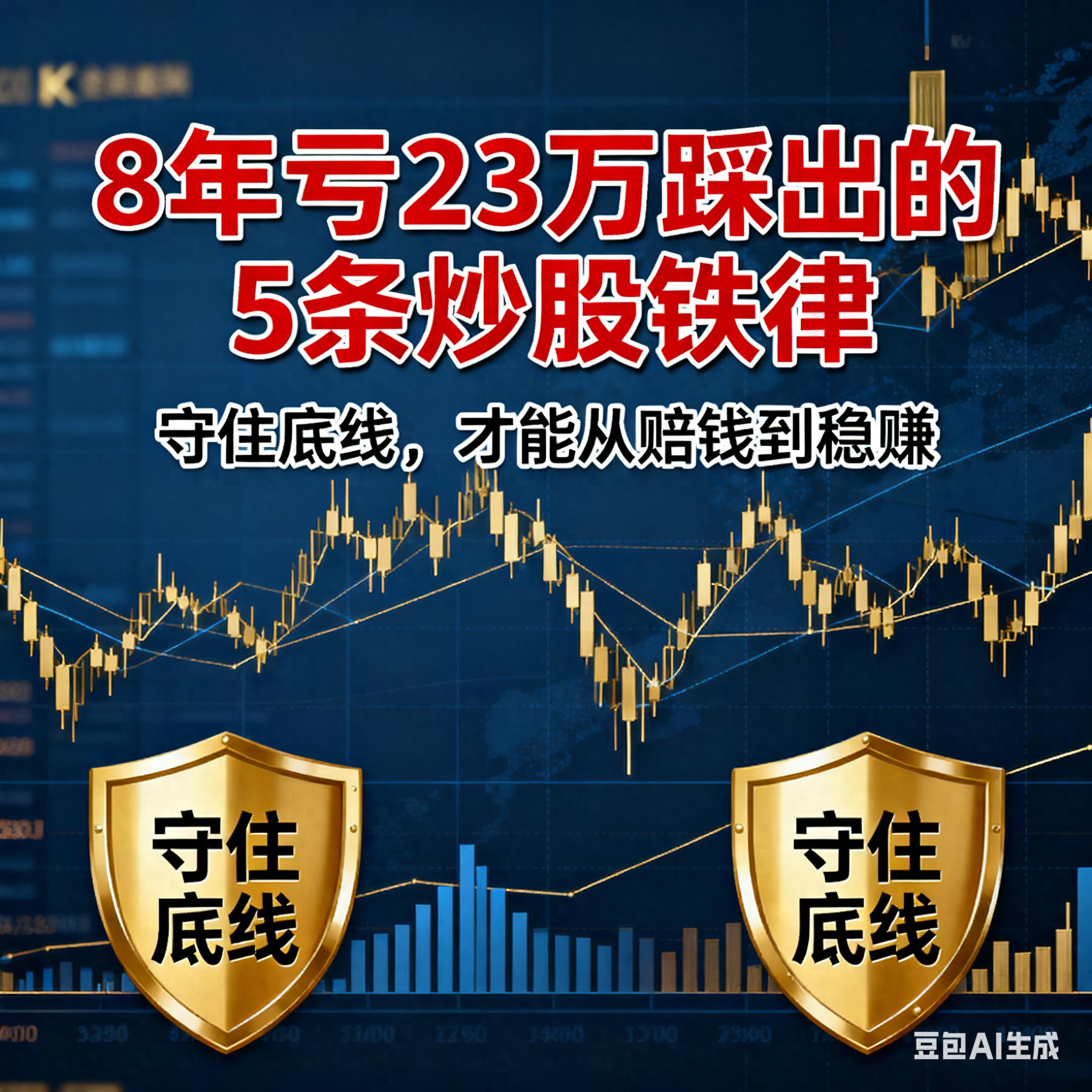 8年亏23万踩出的5条炒股铁律守住底线才能从赔钱到稳赚