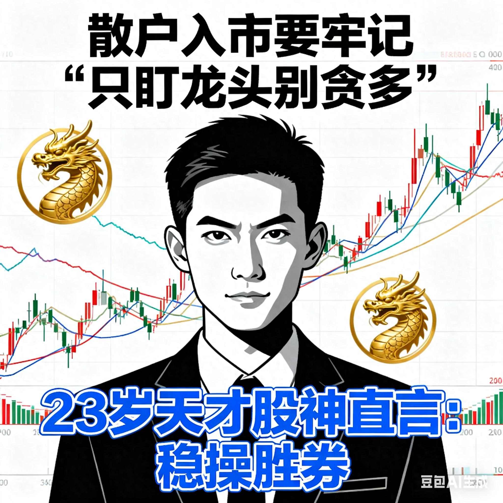 23岁天才股神直言散户入市要牢记只盯龙头别贪多稳操胜券