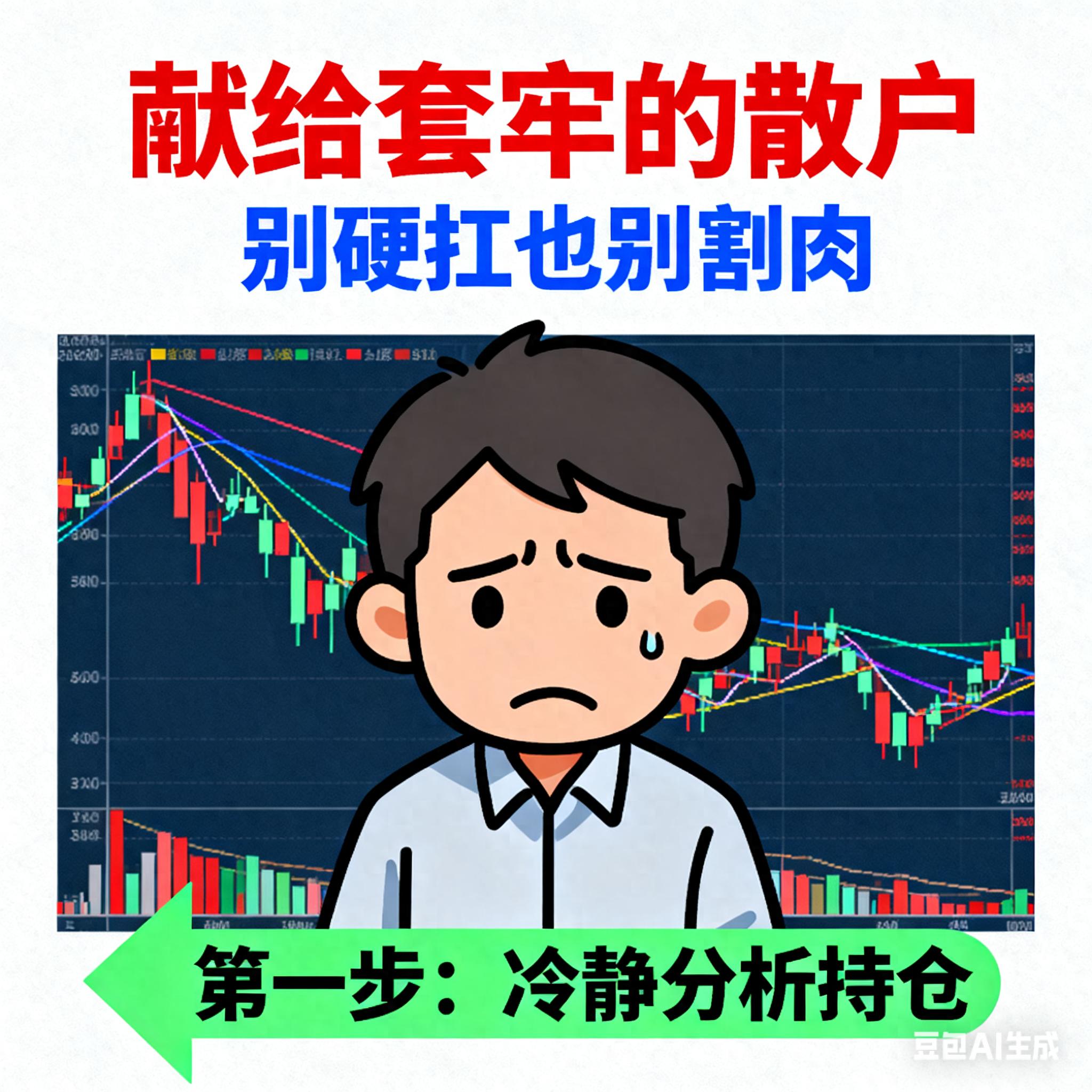 献给套牢的散户别硬扛也别割肉这3步解套法看完就能用！