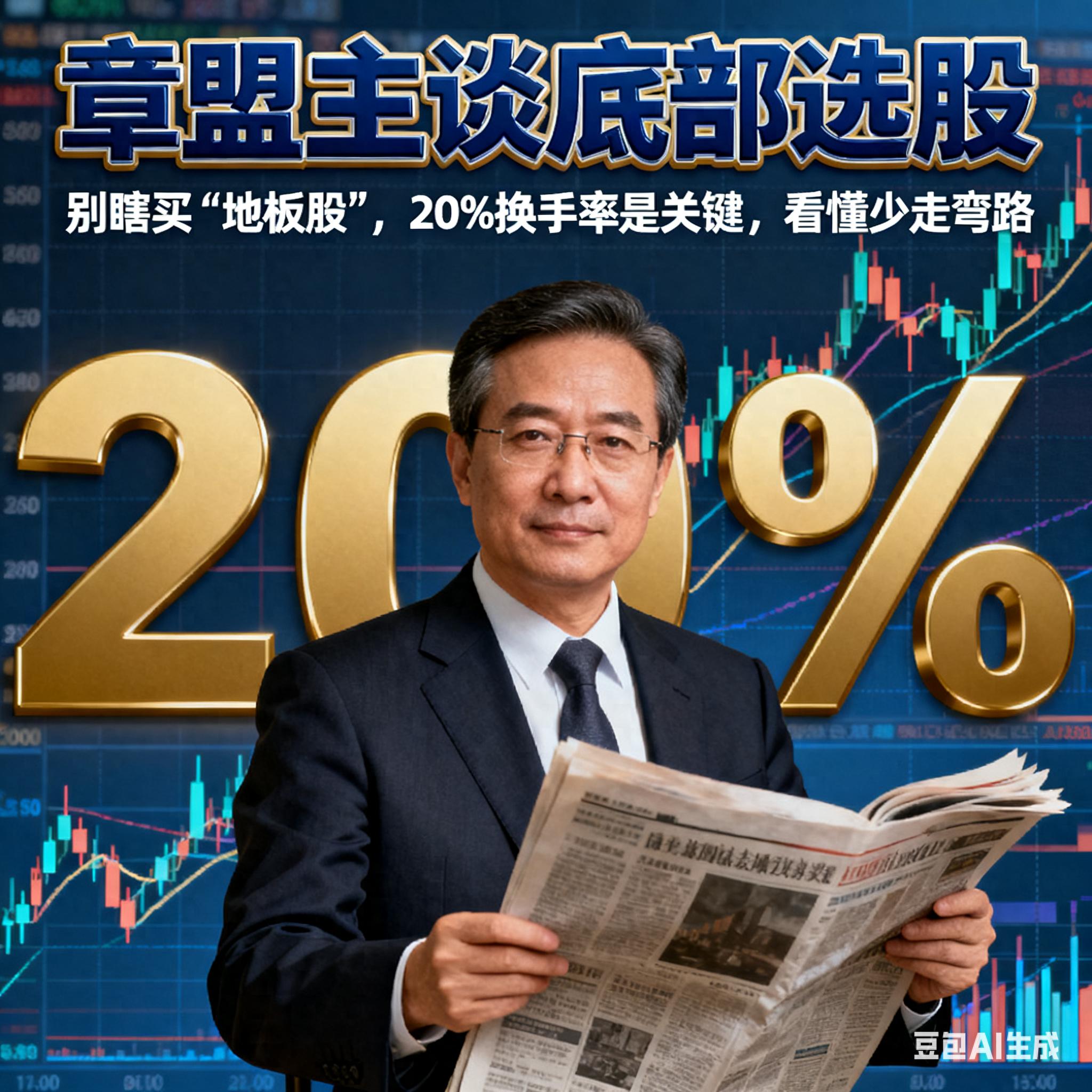 章盟主谈底部选股别瞎买地板股20换手率是关键