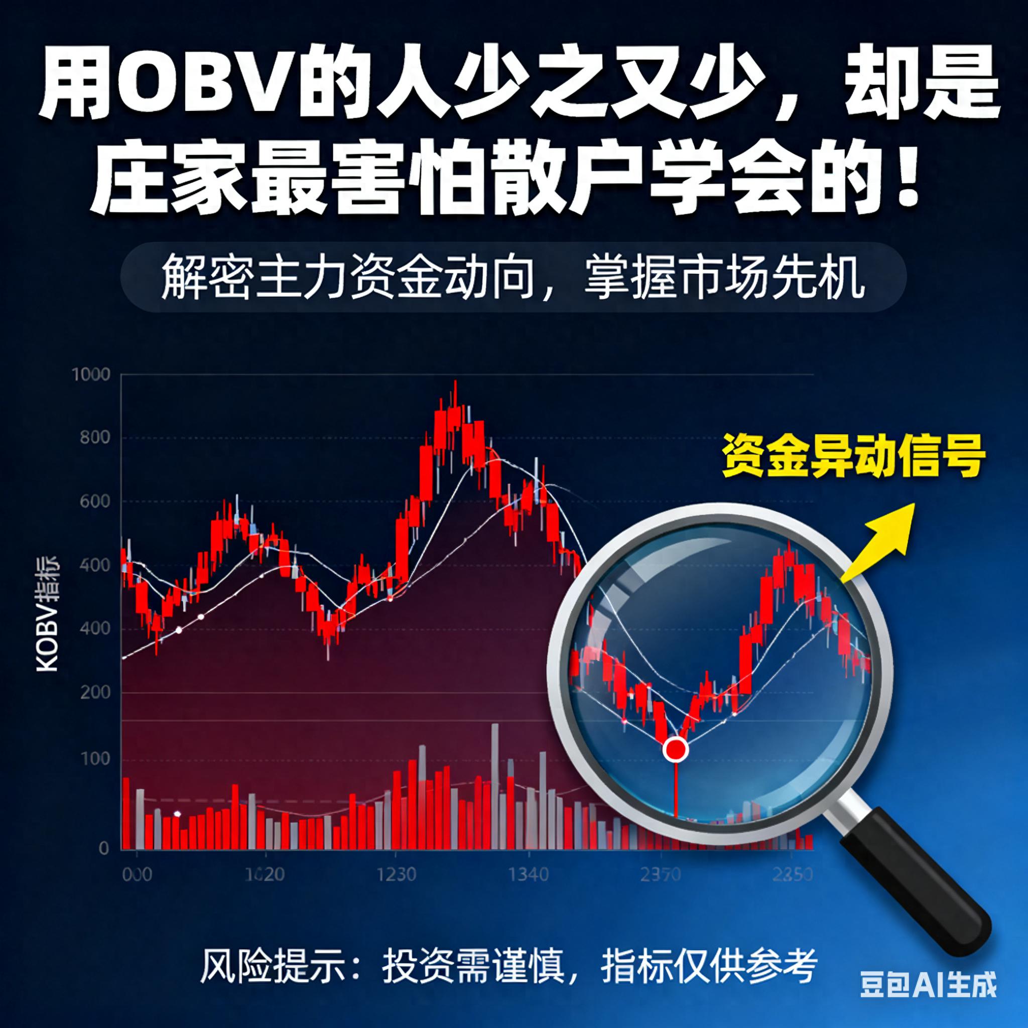 中国股市用OBV的人少之又少却是庄家最害怕散户学会的！