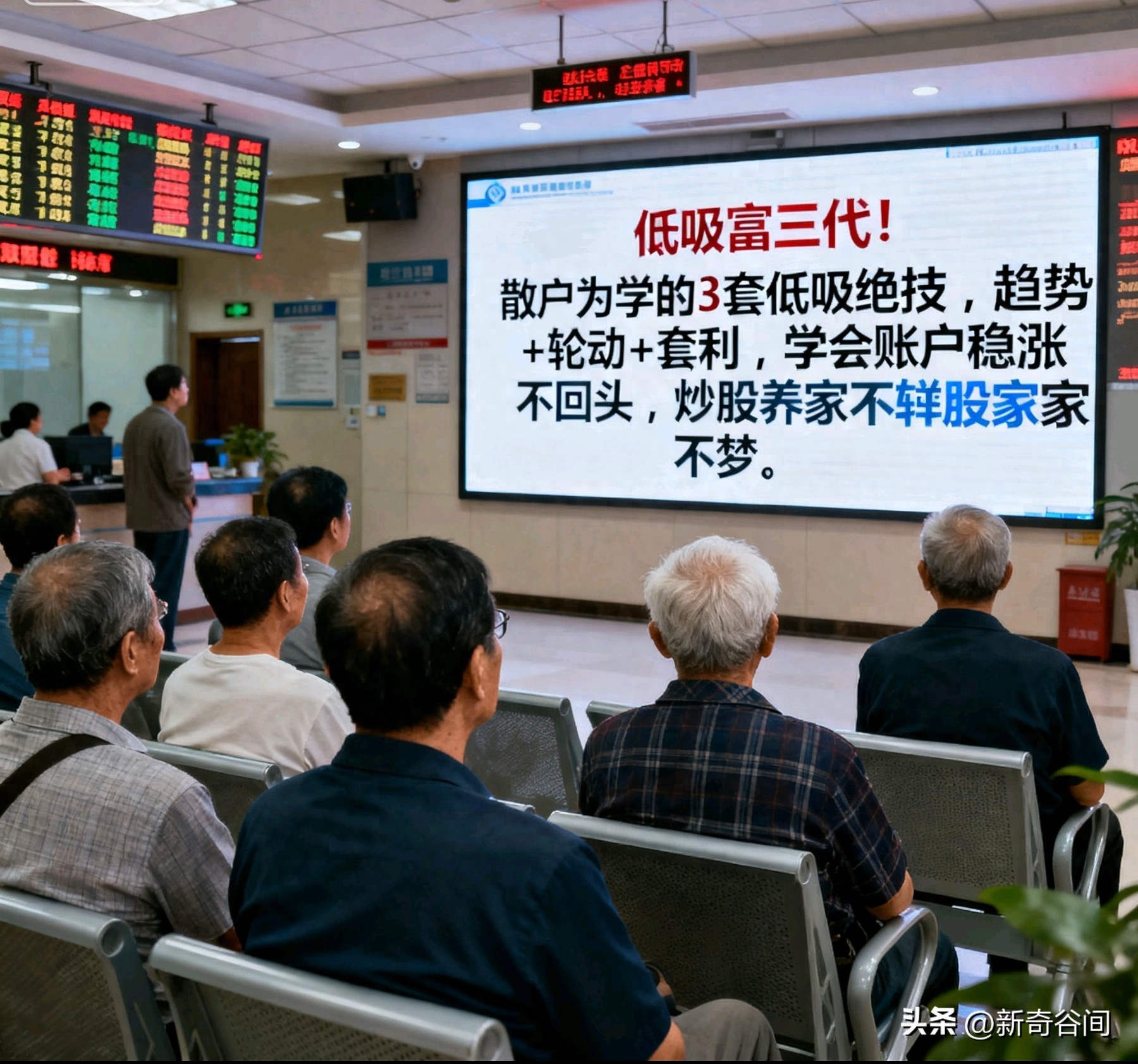 低吸富三代！散户必学的3套低吸绝技趋势轮动套利