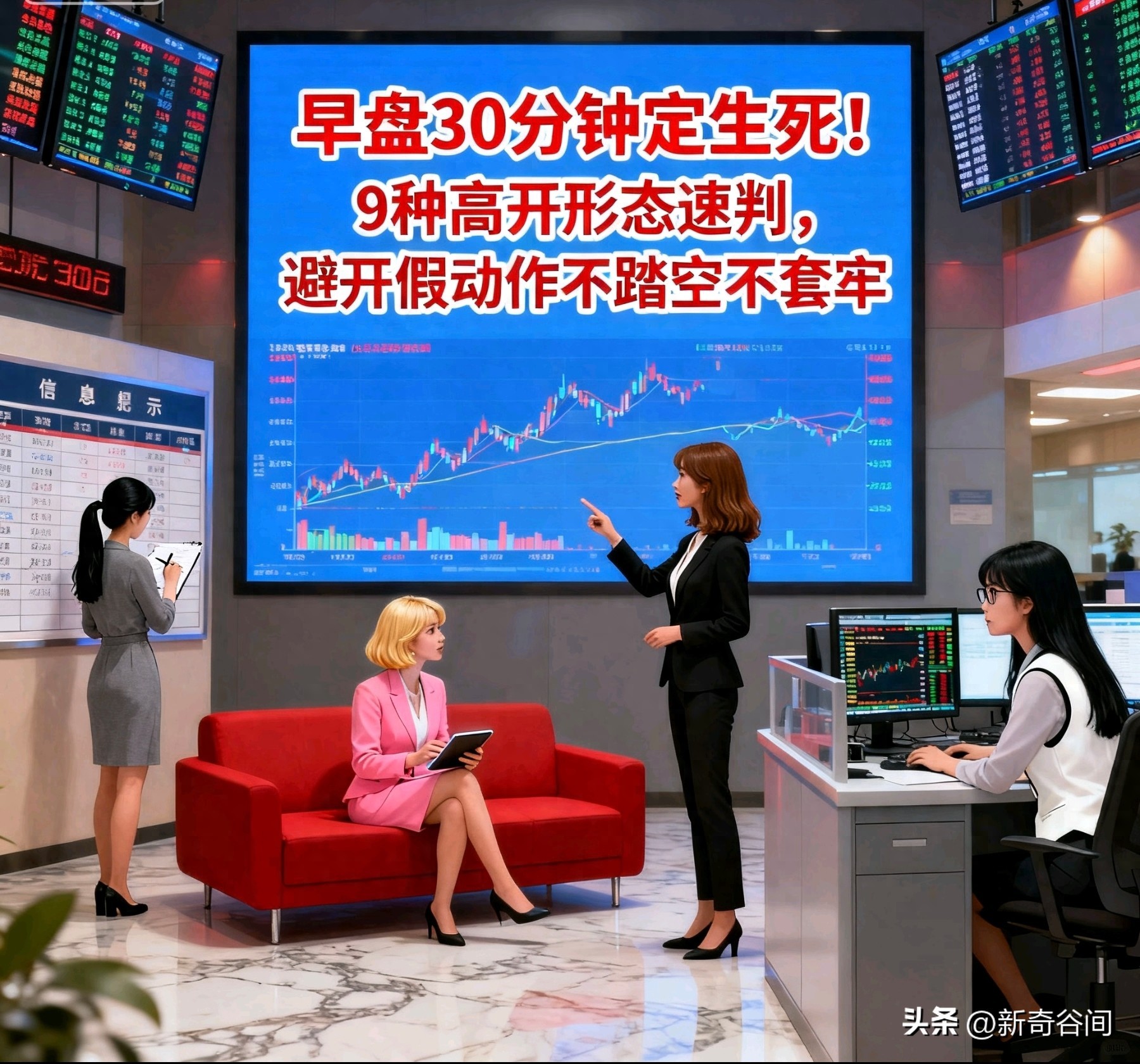 早盘30分钟定生死！9种高开形态速判避开假动作不踏空不套牢