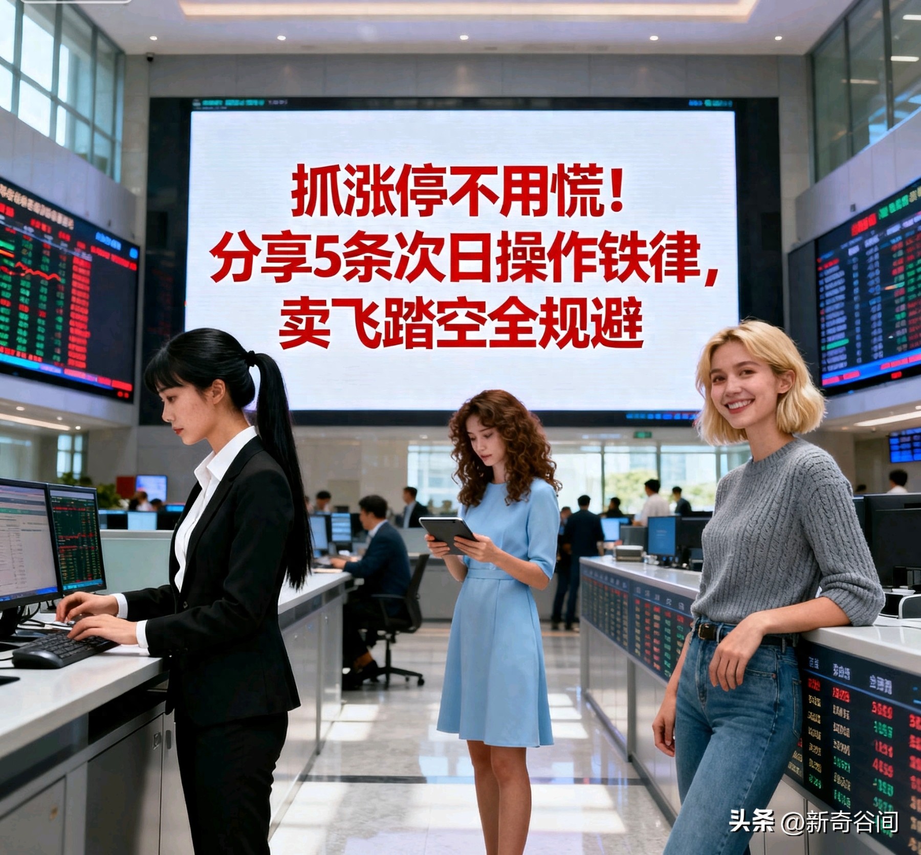 抓涨停不用慌！分享5条次日操作铁律卖飞踏空全规避