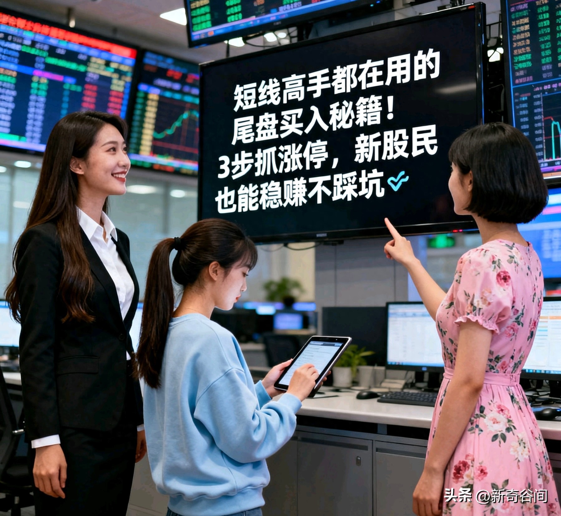 短线高手都在用的尾盘买入秘籍！3步抓涨停新股民也能稳赚不踩坑
